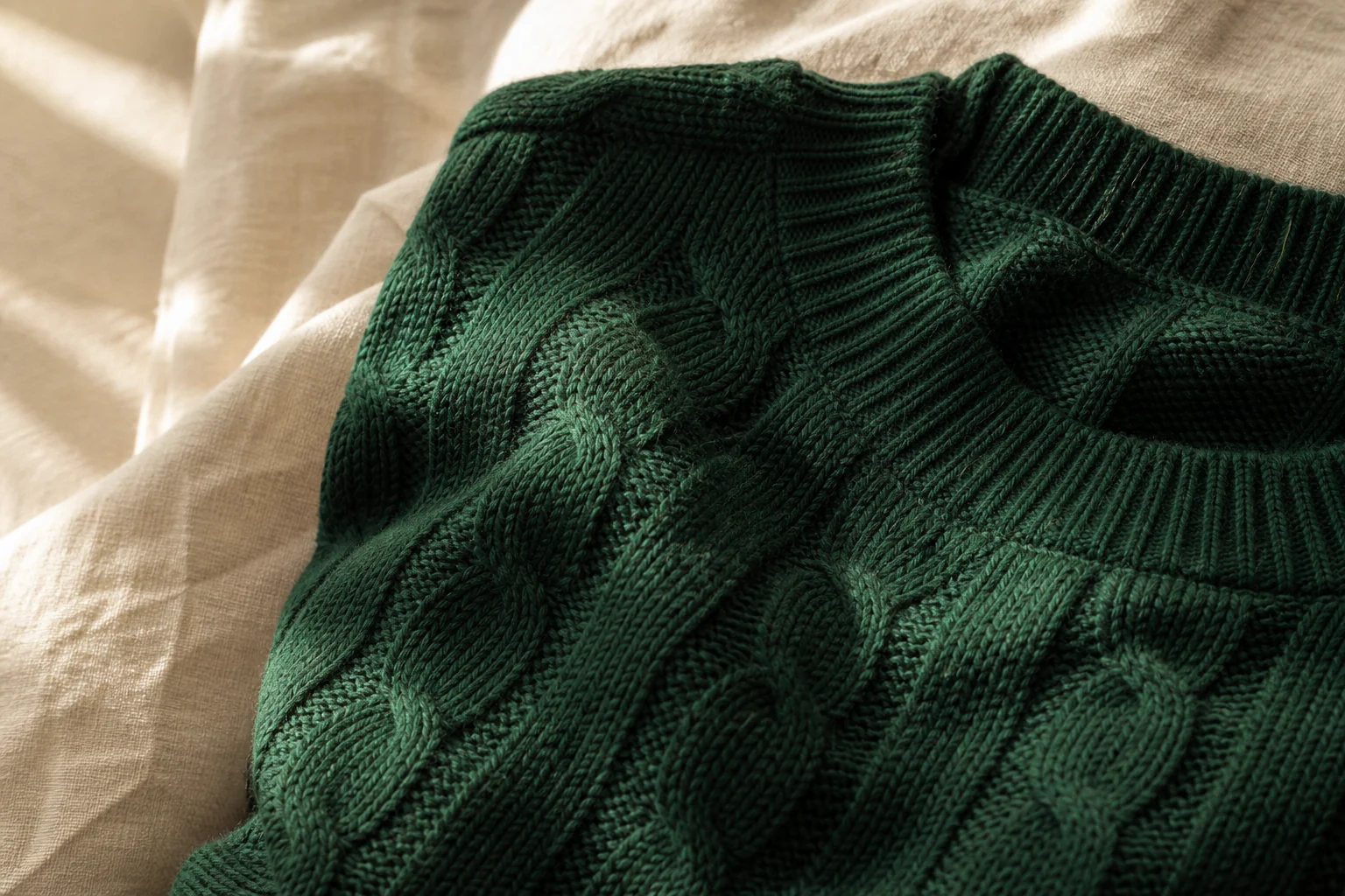 Tricô verde